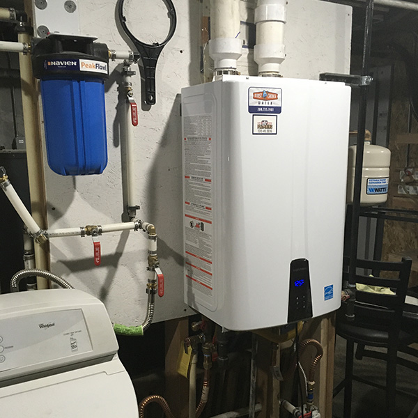 Water heater installed and maintained by First Choice Water and Plumbing in Twin Falls, ID