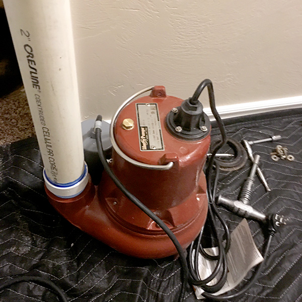 Plumbing pump used on project by First Choice Plumber in Twin Falls, ID